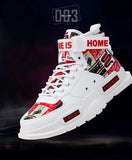 Men's Shoes Sneakers Platform Breathable Lightweight Red Basket Homme Mandarin Duck Luxury Brand Summer MartLion   