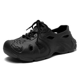 Summer Men's Slippers Platform Outdoor Sandals Clogs Beach Slippers Flip Flops Indoor Home Slides Casual Shoes Mart Lion Black 39 