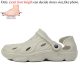 Men's Clogs Beach Sandals Summer Casual Garden Shoes Clog Lightweight MartLion PureGray 50 