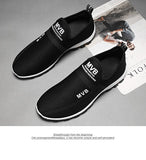 Casual Shoes Men's Lightweight Sneakers Casual Walking Breathable Slip on Loafers Zapatillas Hombre Mart Lion   