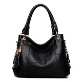 Women Messenger Bags Women Leather Handbag Crossbody Bags Ladies Designer Shoulder Tote Top-handle Vintage Mart Lion black  NB83  