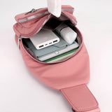 Women Bags Shoulder Chest Designer Female Phone Wallet with Headphone Hole Designer Nylon Ladies Shoulder Messenger Mart Lion   
