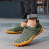 Men's Barefoot Canvas Shoes Sneaker Women Flats Soft Zero Drop Sole Wider Toe Light Weight MartLion   