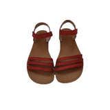 Barefoot Leather Flat Sandals For Women Shoes With Soft Sole MartLion Red 37 