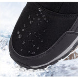 Men's Snow Boots Platform Ankle Plush Warm Thicken Winter Shoes Non-slip Outdoor Booties Women Mart Lion   