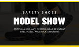 Automatic Lace Up Safety Shoes Men's Puncture Proof Anti-smashing Steel Toe Working Boots Indestructible Sneakers MartLion   