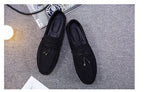 Suede Casual Shoes Men's Soft Sole Shoes Slip-On Loafers Moccasins Driving Mart Lion   