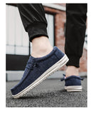 Men leisure sports shoes summer breathable light outdoor canvas shoes MartLion   