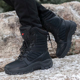 Winter Boot Men's Waterproof Ankle Boots Men Thick Plus Warm Large Snow Hiking Boots Outdoor Cotton Shoes Sneakers MartLion