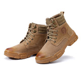 Steel Toe Safety Boots Wear-resistant Puncture Proof Waterproof Work Industrial Construction Safety Shoes MartLion   
