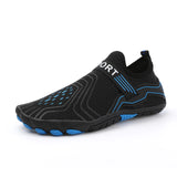 Men's Water Shoes drying Breathable Rubber Outsole Beach Casual Shoes MartLion black 38 CN