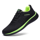Men's Sneakers Mesh Casual Shoes Lac-up Lightweight Vulcanize Walking Running Gym MartLion green 35 