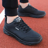 Casual Shoes Men Waterproof Leather Sneakers Outdoor Sport Shoes MartLion   