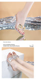 Summer Wedge Espadrilles Women Sandals High Heels Pointed Fish Mouth Hemp Rope Lace Up Platform MartLion   