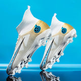 Boots Men's Soccer Cleats Football Shoes Outdoor Soccer Trainning Women Soccer Studded MartLion 2302 C white 35 