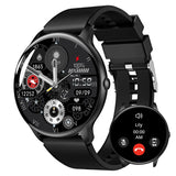 MAX14  Men's Smart Watch 1.53 Inch HD Screen Bluetooth Call Heart Rate Fitness Health Tracker Sport Smartwatch MartLion black  