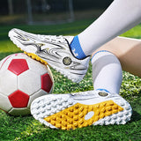 Soccer Shoes Society Men's Football Boots Soccer Outdoor Futsal Training Sport Footwear Futsal Woman Mart Lion   