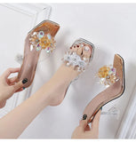 Summer Shoes Women Pumps Ladies Party Crystal High Heels 9cm MartLion   