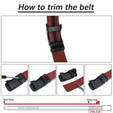 Men's Belt Automatic Buckle Leather Waist Strap Waistband Girdle Belts for Women Men's Gifts Belt MartLion   