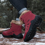  Winter Warm Non-slip Snow Boots Tactical Military Desert Combat Boots Waterproof Walking Shoes Cotton Men's MartLion - Mart Lion