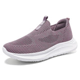 Women's Shoes Spring Lightweight One Step Anti slip Leisure Breathable Walking MartLion Purple 41 