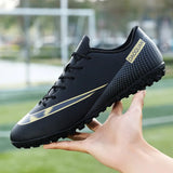 Children Soccer Shoes Professional Training TF AG Boots Men's Soccer Cleats Sneakers Kids Turf Futsal Football MartLion   