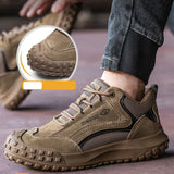 Summer Safety Work Shoes For Men's Non-slip Puncture Proof Working Boots Breathable Steel Toe Indestructible MartLion   