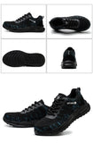 Security Anti-static Men's Work Shoes Anti Puncture Anti Smashing Safety Air Cushion Indestructible Sneakers Breathable Mesh MartLion   