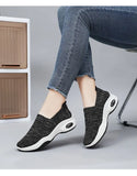 Anti-skid Casual Flats Loafer Shoes for Women Thick Sole Slip-on Footwear Soft Comfort Wear-resistant Sneakers MartLion   