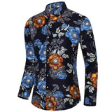 Hawaiian Masculina Shirt 3d Print Flowers Tops Casual Men's Dress Shirts Long Sleeve Camisa Y2k Clothing MartLion B01-JDCX5010 S 