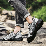 Luxury Outdoor Hiking Men's Sneakers Designer Non-Slip Waterproof Shoes Cozy Light Walking Trainers Baskets Homme Tenis Mart Lion   