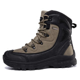 Anti-slip Wear-resistant Work Shoes Military Boots Desert Combat Casual Men's MartLion Khaki 39 