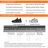 Air Cushion Safety Shoes for Men Anti Smashing Anti Piercing Anti Slip Work Shoes Summer Workwear Shock-absorbing Sneakers MartLion