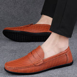 Super Soft Men&'s Moccasins Slip Loafers Flats Casual Footwear Microfiber Leather Shoes Mart Lion   