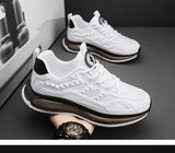 Casual Vulcanised Shoes Non-slip Outdoor Walking Trendy Men's Leather Sneakers MartLion   