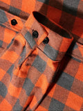 Men's Shirts Classic Plaid Casual Button Down Hooded Long Sleeved Double Pockets Shirt Hoodie Flannel Jacket MartLion   