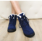 Women Boots Winter Ankle Winter Shoes Female Snow Mujer Warm Plush Mart Lion   