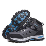 Super Warm Winter Hiking Shoes With Fur Waterproof Outdoor Hiking Boots Man Sneakers Antiskid Trekking Shoes MartLion   