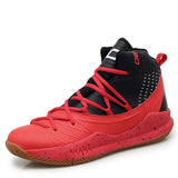 Men's leisure sports all-in-one breathable wear-resistant thick-soled elevation basketball shoes MartLion Red 38 
