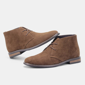 Suede Desert Boots Brand Men's Leather Ankle Retro Casual MartLion   