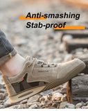 Camouflage Indestructible Shoes Anti-smash Anti-puncture Safety Men's Work Sneakers Protective Steel Toe Boots MartLion   