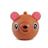 Funny Talking Animal Pinch Press Ball Tongue Out Stress Reliever Toys for Kids Adult Baby Toy Soft Rebound Toy Slow Rising MartLion Coffee Bear  