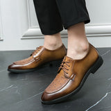 Men's Formal Shoes Lace Up Dress Split Leather Footwear Mart Lion   