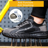 safety shoes electrician insulated work anti smashing steel toe cap safety anti stab anti-slip protective MartLion   