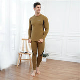 Thermal Underwear Men's Winter Inner Wear Clothes Thermo Pajamas Tight Elastic Fitness Base Layer MartLion   