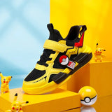 Pokemon Kids Sneakers Anime Pikachu Sport Running Shoes Basketball Breathable Tennis Casual Children's Lightweight MartLion 1 28 (insole 17.6cm) 