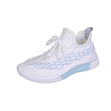 Women's Casual Shoes Spring And Summer Mesh Breathable Lightweight Sports Versatile Casual Gym Running Mart Lion Sky Blue 4.5 