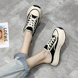 Platform Sneakers Women Spring Summer Autumn Designer Casual Half Slippers Zapatos De Mujer Shoes Mart Lion   