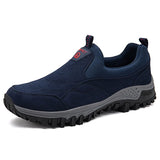 Men's Sneakers Fall Casual Shoes Breathable Zapatillas Hombre Slip-on Soft Platform Outdoor MartLion Blue 37 