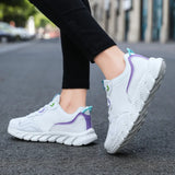 Women's Running Shoes Lightweight Female Casual Sneakers All Season Leather Waterproof Ladies Non-slip Ankle MartLion   